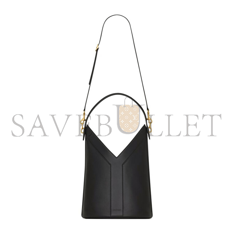 YSL Y TOP-HANDLE BUCKET AUS LEDER 840891AAEZC1000 (34*25*15cm)